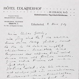 Letter from Theodor Herzl