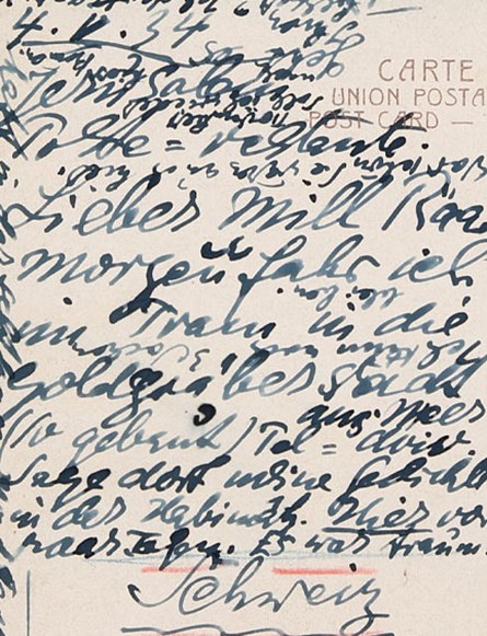 A letter from the ​Else Lasker-Schüler Archive