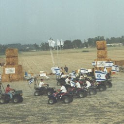 A Tractor Parade at Moshav Nahalal 