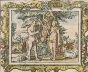 The Garden of Eden & the land of Canaan, ca. 1665