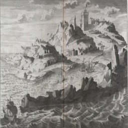 خريطة ميناء يافا في القرن الـ 18