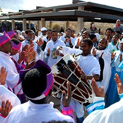 الإثيوبيون في عيد الغطاس 