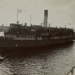 The Damaged Ship Is Towed to Haifa