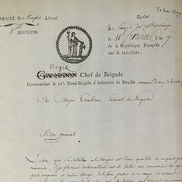 התכתבות בין מפקדים צרפתיים בחזית